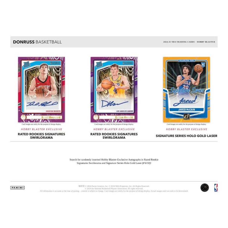 2024-25 Panini Donruss Basketball Blaster Box