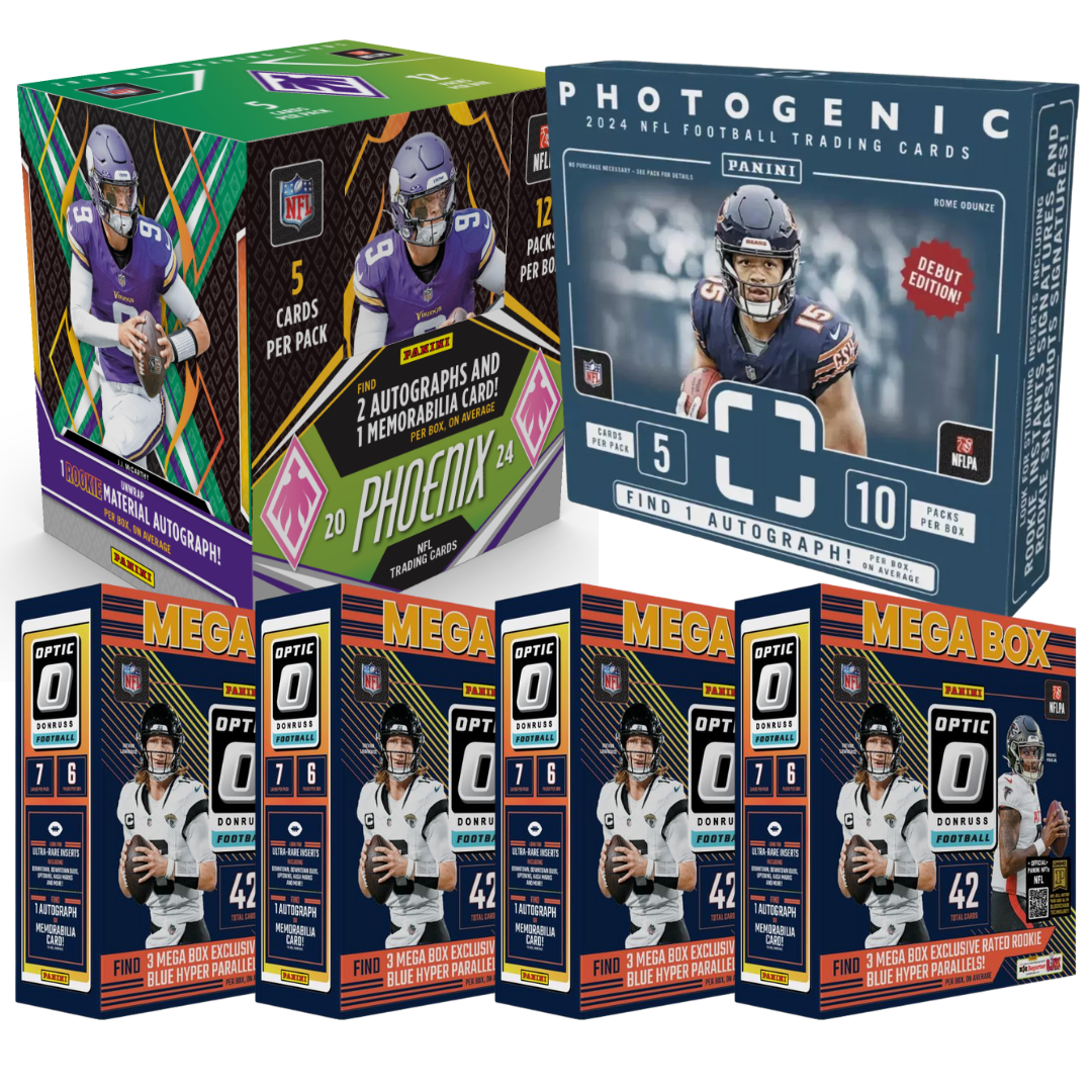 DSB BREAK NFL06222 (1) 2024 PHOENIX HOBBY (1) 2024 PHOTOGENIC (1) 2024 OPTIC MEGA