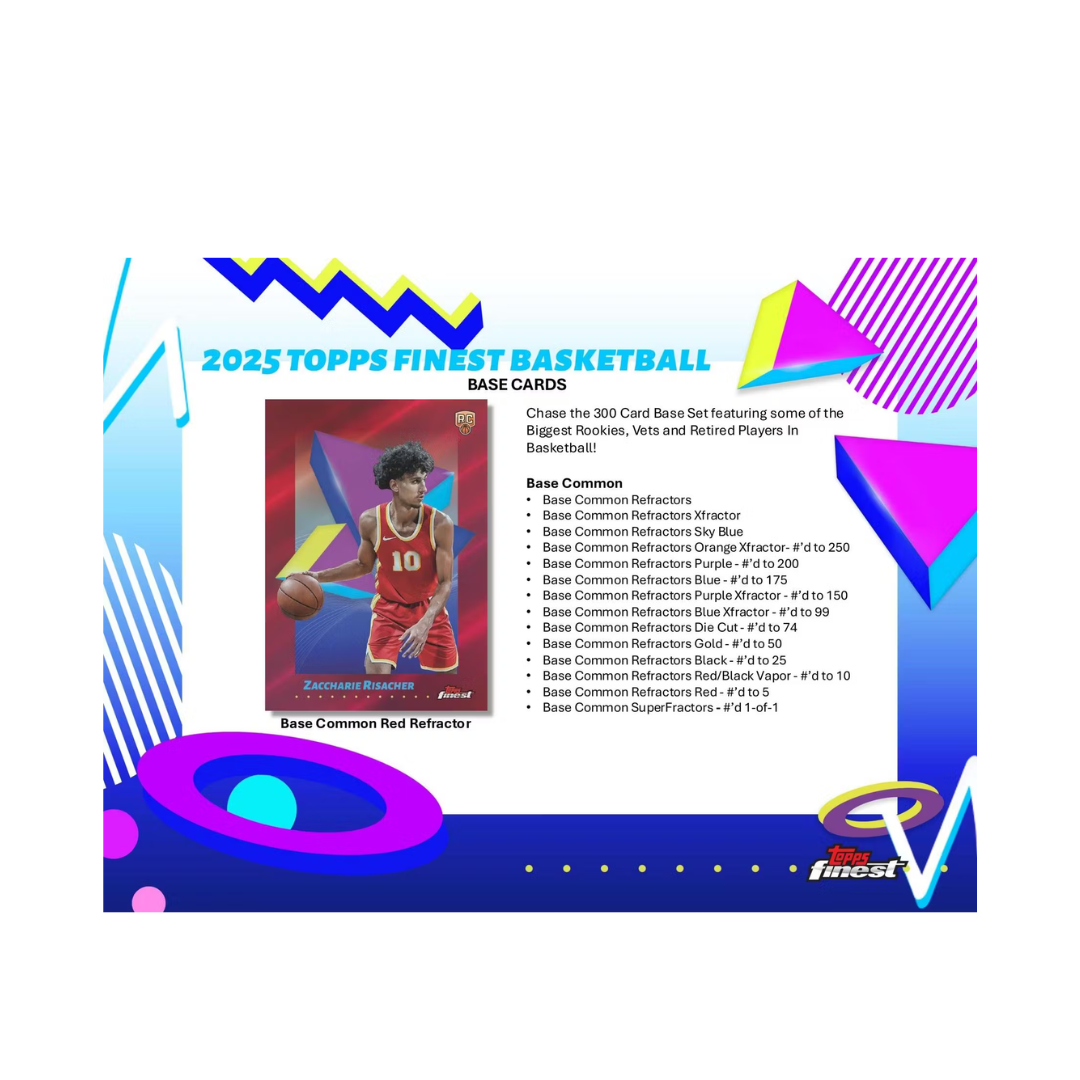 (CASE BREAK 4) DSB BREAK NBA08140 - (8) 2024/25 Topps Finest Basketball Hobby