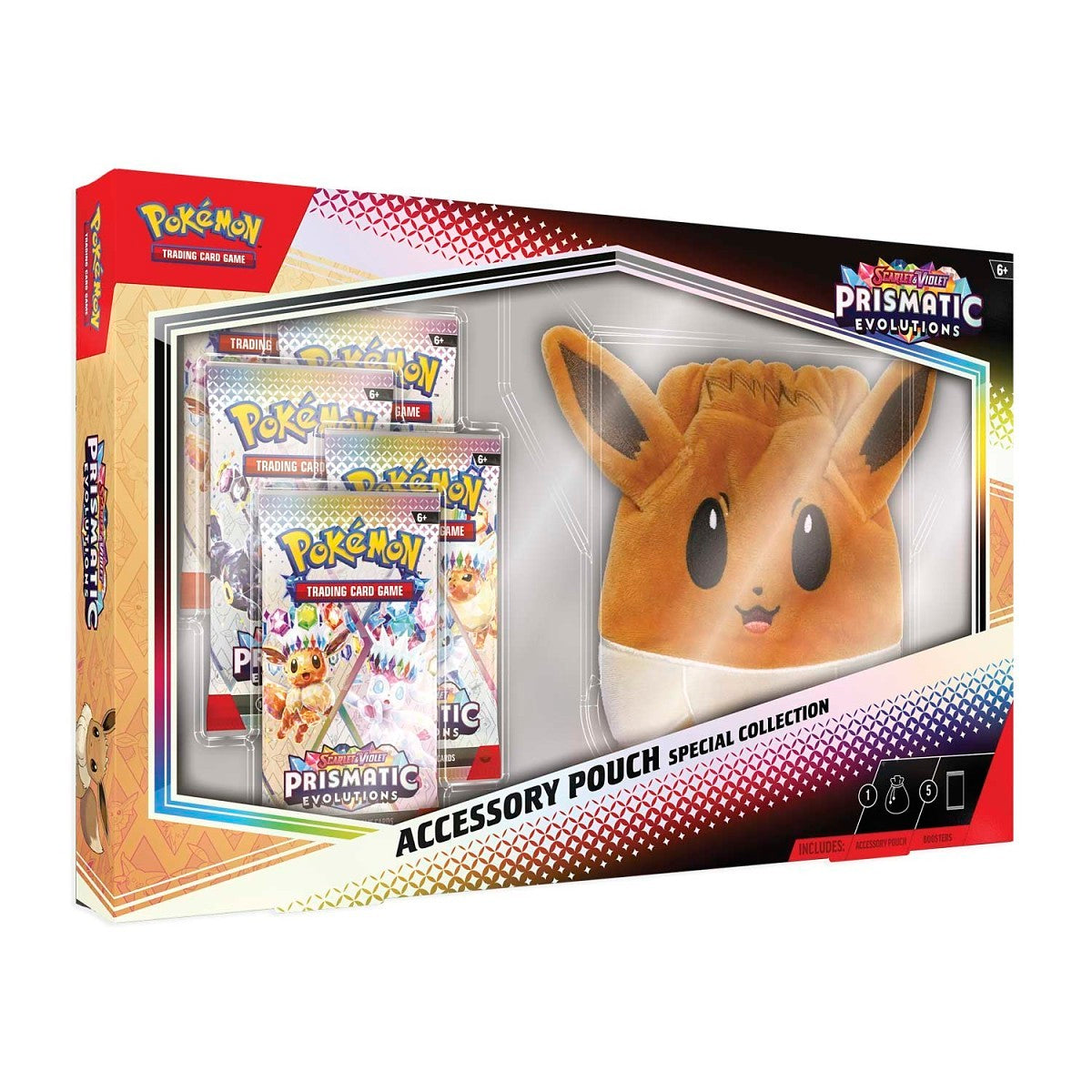 Pokemon Prismatic Evolutions Accessory Pouch
