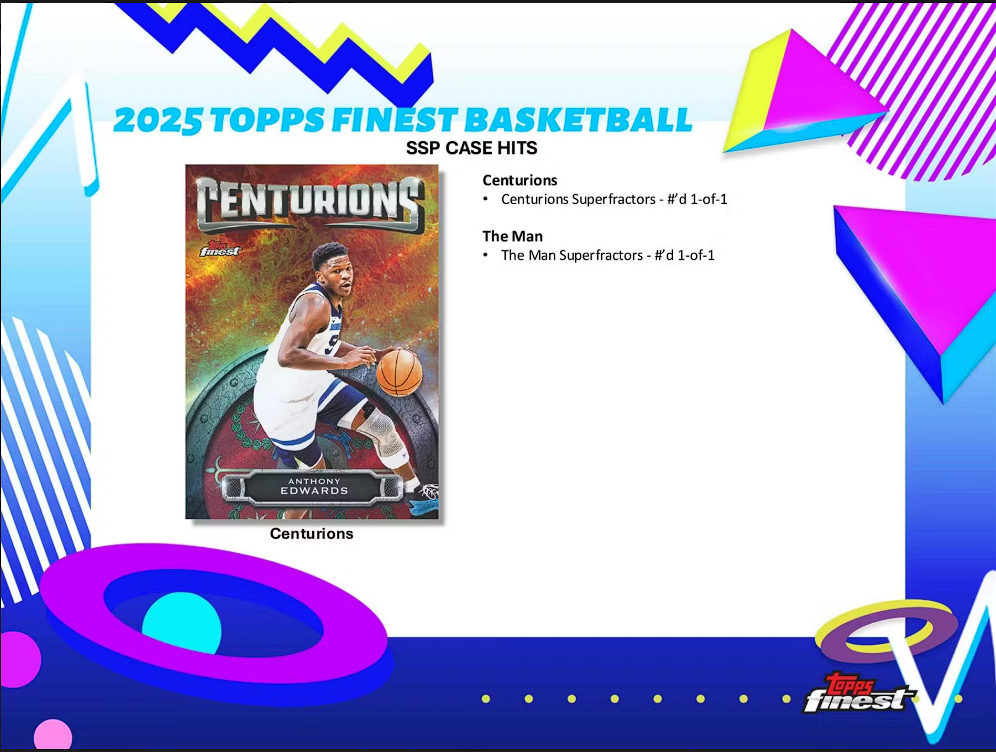 2025 Topps Finest Basketball Hobby Box
