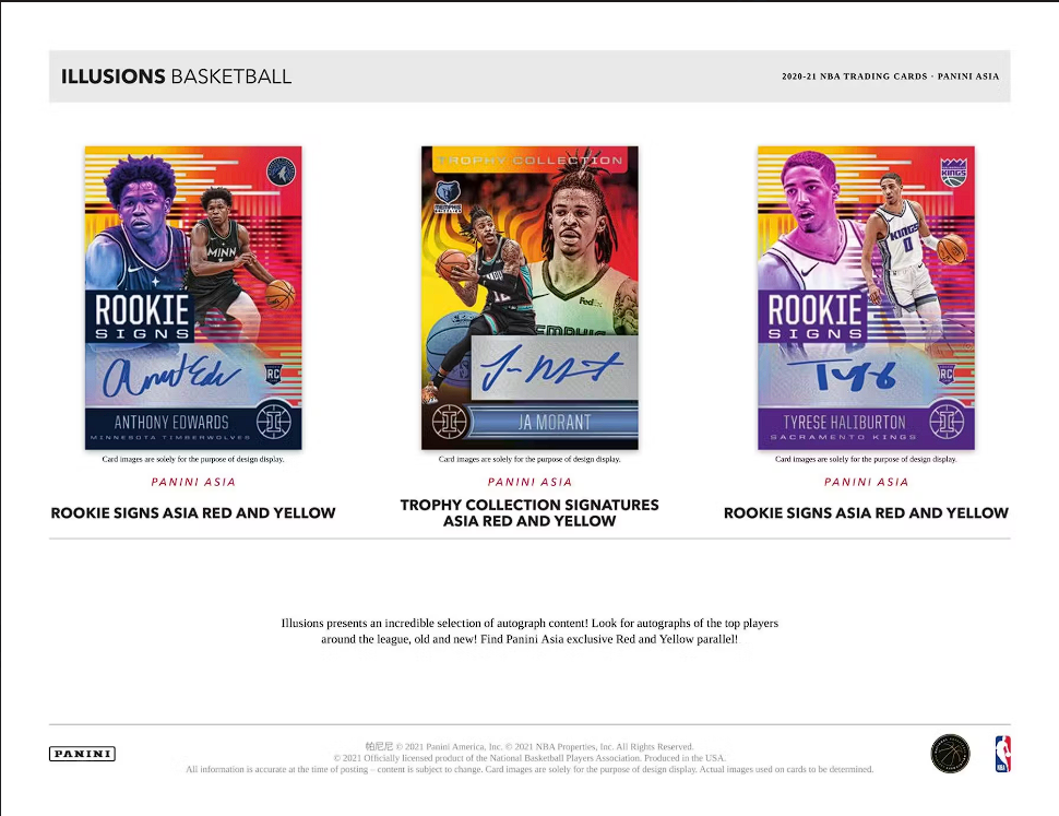 2020-21 Panini Illusions Basketball - Asia Exclusive