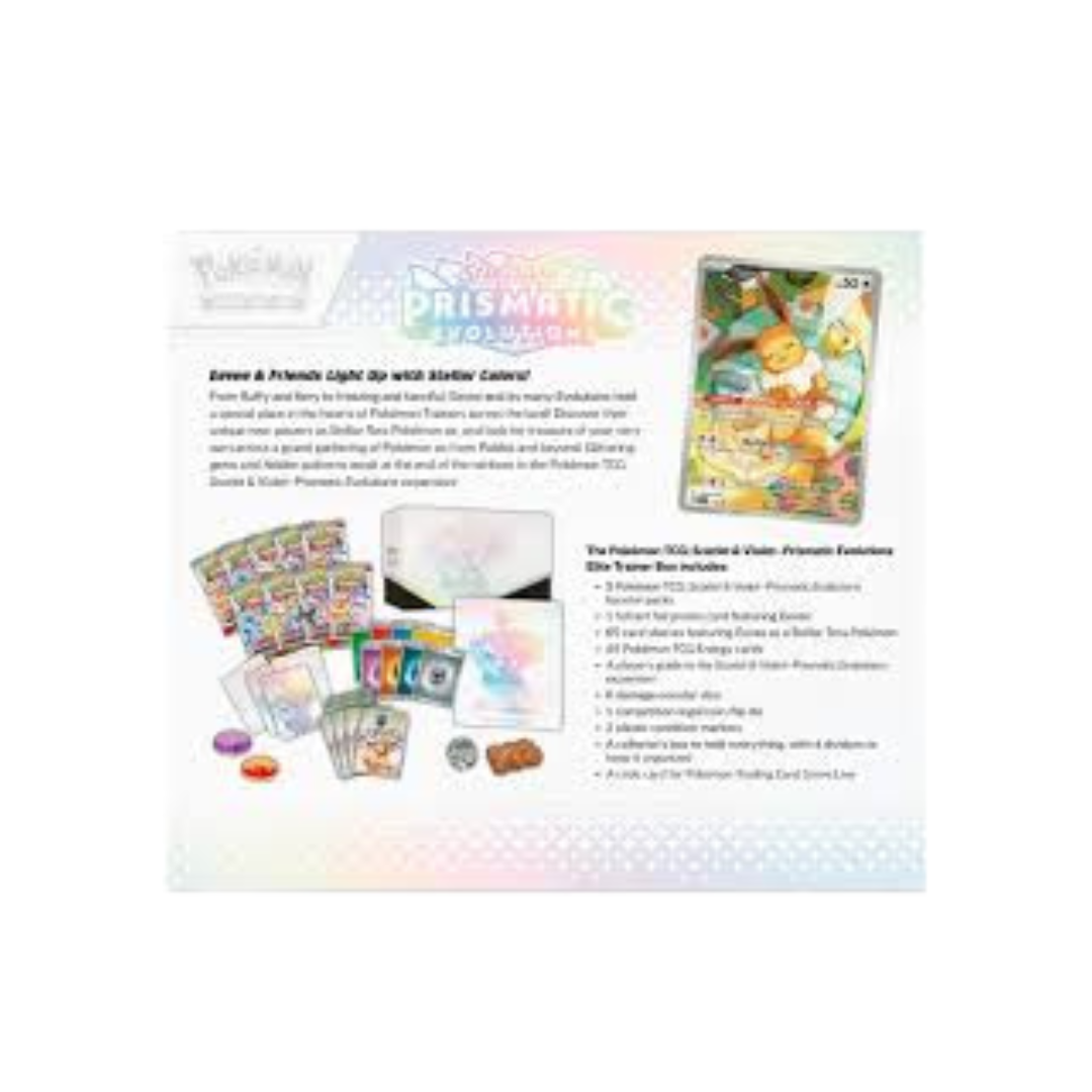 Pokemon Prismatic Evolutions Elite Trainer Box
