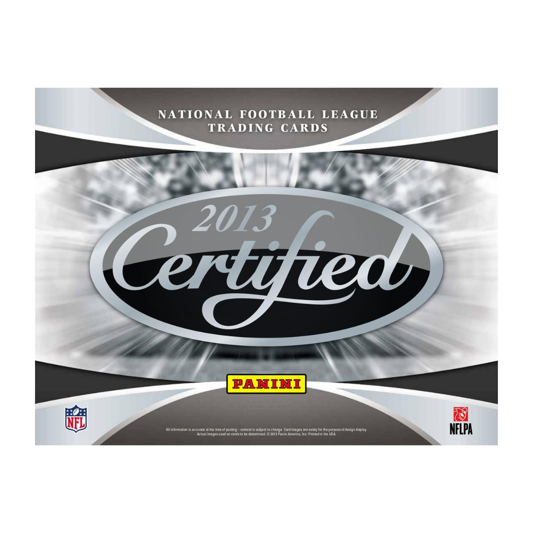 2013 Panini Certified Football Hobby (BOX OR PACK)