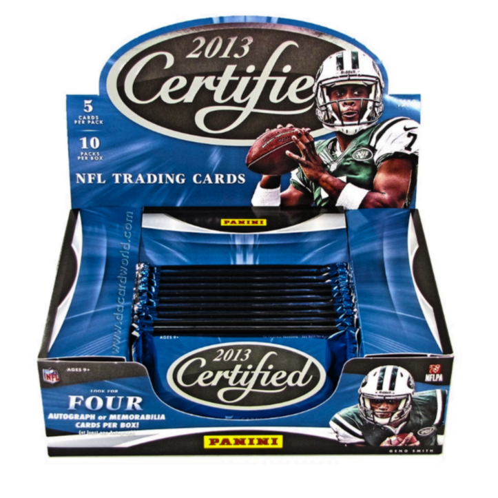 2013 Panini Certified Football Hobby (BOX OR PACK)