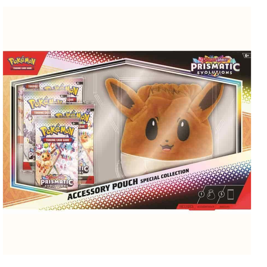 Pokemon Prismatic Evolutions Accessory Pouch
