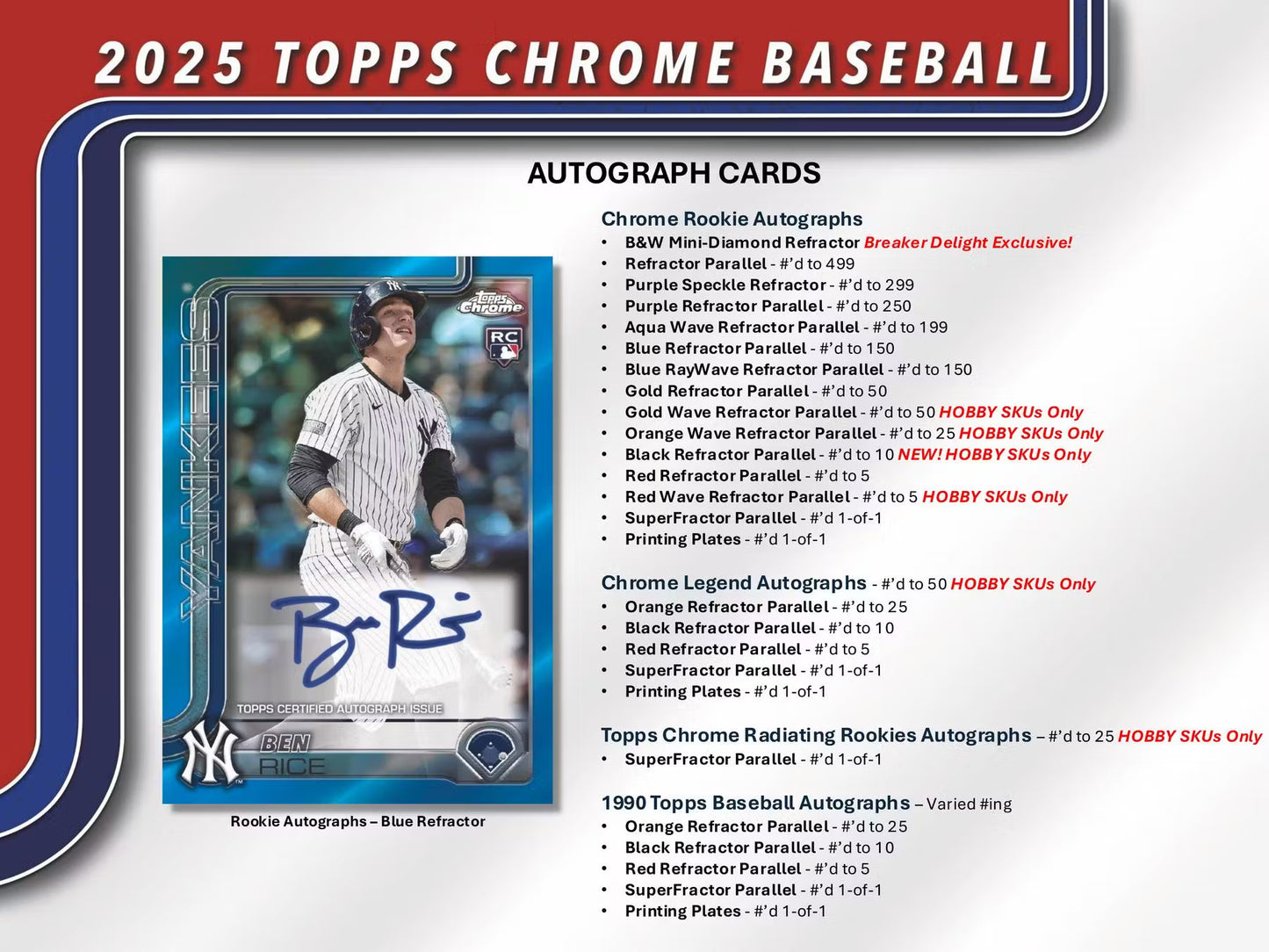 2025 Topps Chrome Hobby Jumbo Pack