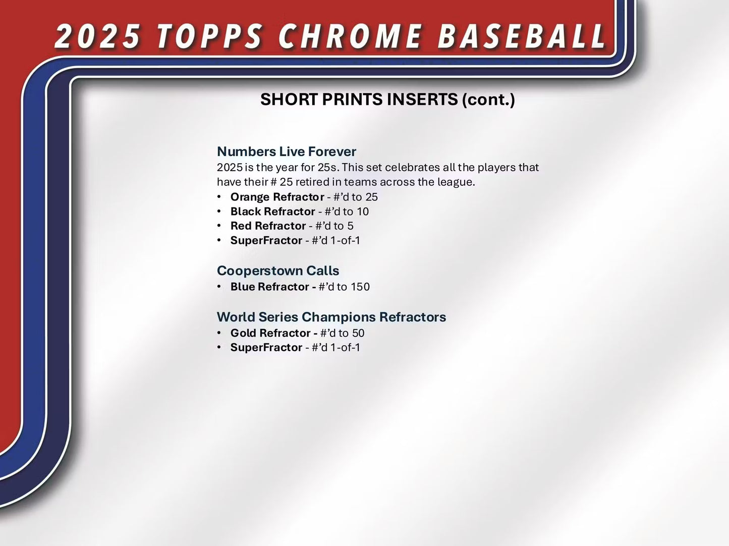 2025 Topps Chrome Hobby Jumbo Pack