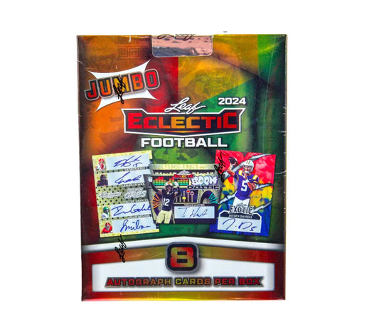 2024 Leaf Eclectic Football Jumbo Box