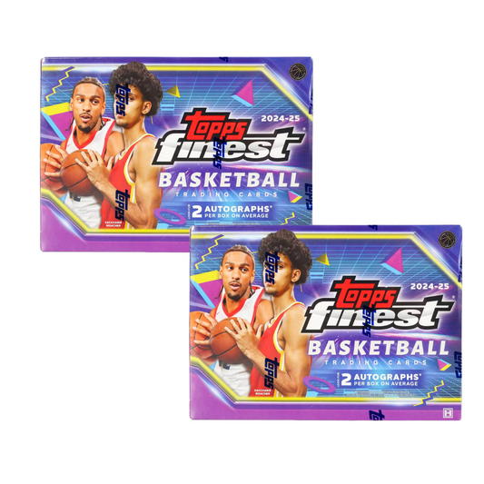 PRESELL. RELEASE (9AM/ 8/14/25) DSB BREAK NBA08110 - (2) 2024/25 Topps Finest Basketball Hobby