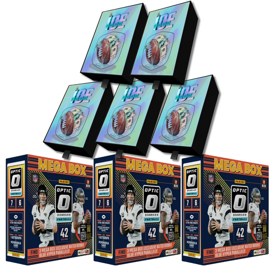 DSB BREAK NFL05066 PYP: (5) 1 Half Case of Ice (3) 2024 Optic Mega.