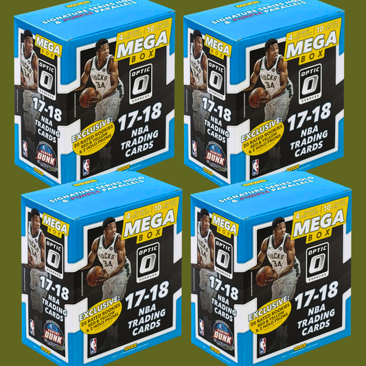 DSB BREAK NBA010026 - (4) NBA Panini 2017-18 Donruss Optic Basketball MEGA Box