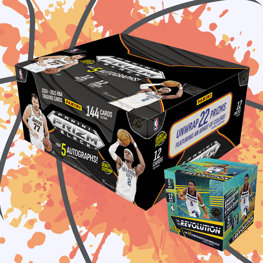 DSB BREAK NBA010021 - (1) 24/25 Panini Prizm Black Basketball (1) 2024-25 Panini Revolution Basketball Chinese New Year Box