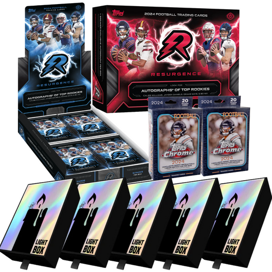 DSB BREAK NFL05150 (1) 2024 Resurgence Hobby (1) 2024 Resurgence Breakers Delight (2) Topps Hanger (5) Light Box (Copy)