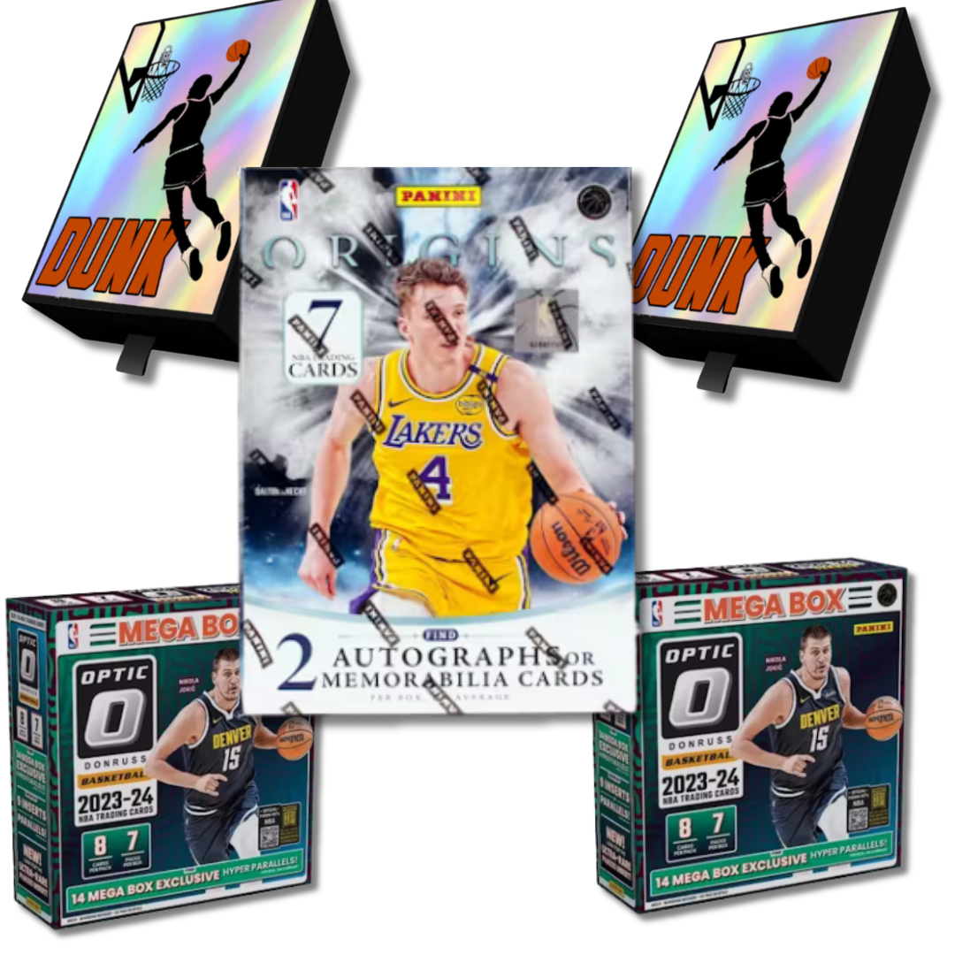 DSB BREAK NBA010017 - (1) 24/25 ORIGINS HOBBY (2) 23/24 OPTIC MEGA (2) DUNK BOX