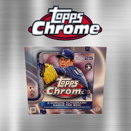 2025 Topps Chrome Jumbo Hobby Box