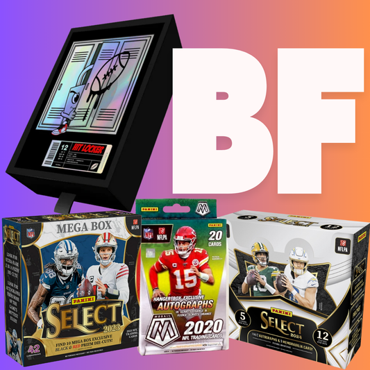 DSB BREAK NFL08206 BF (1) HIT LOCKER (1) 2020 Mosaic Hanger (1) 2023 Select Mega (1) 2024 Select Mega