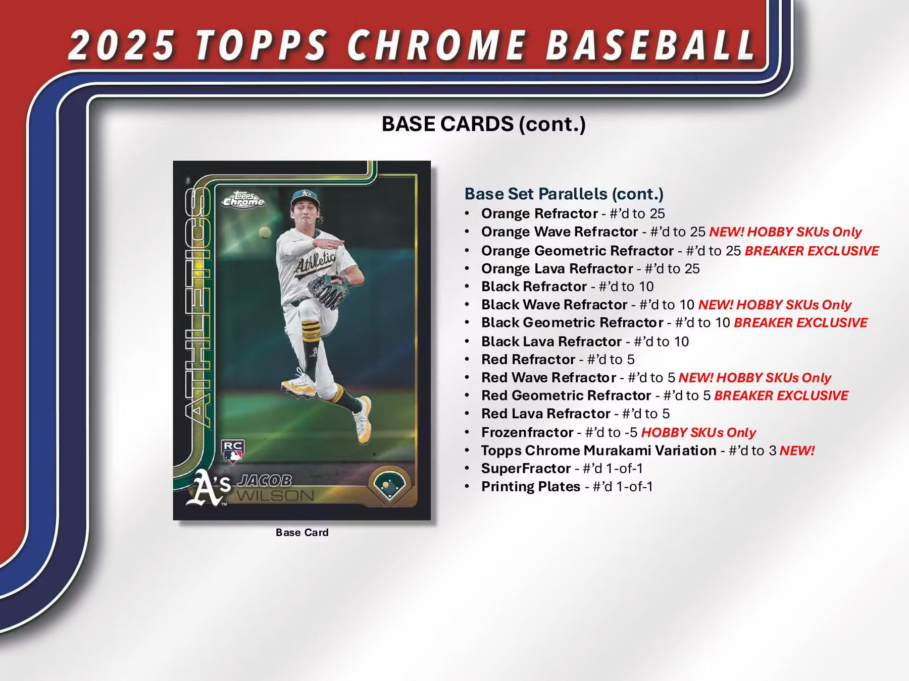 PRE-SALE* DUG BREAK MLB07102 (1) 2025 Topps Chrome Breaker's